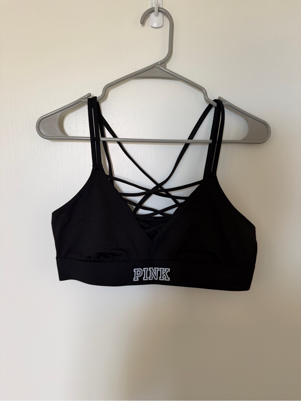 Women’s PINK Black Sports Bra